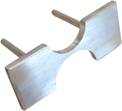 Stop plate for swaging wheels
